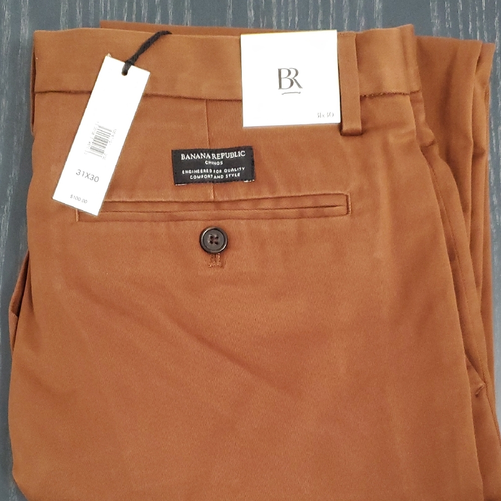 Banana Republic Men's Tan Chinos